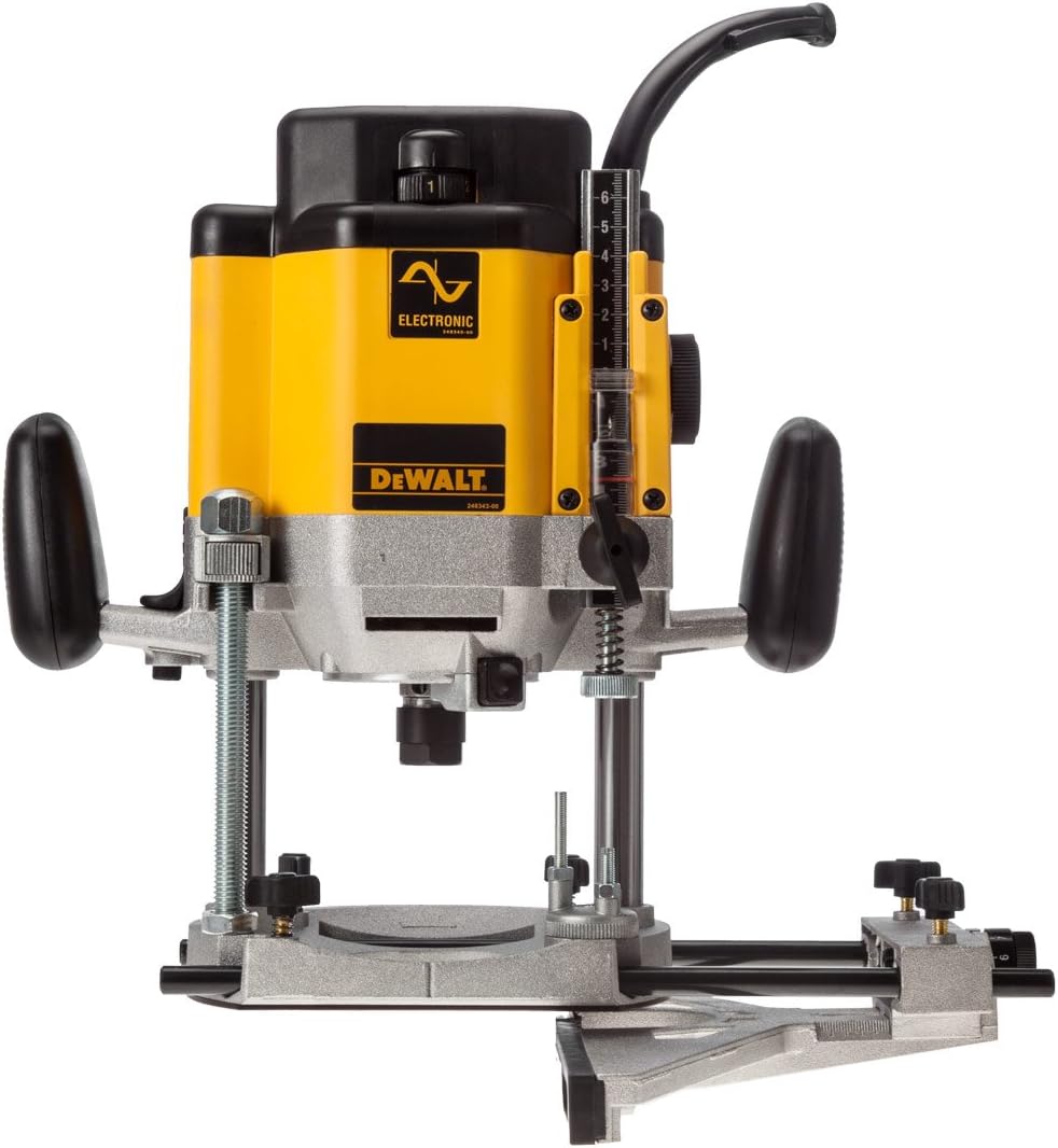 Dewalt DW625EKGB Plunge Router, 240 V, Yellow/Black, Set of 6 Pieces