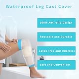 Waterproof Cast Cover for Shower, Knee & PICC Line Protector view 5