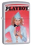 Zippo Playboy Cover May 1977 Satin Chrome Pocket