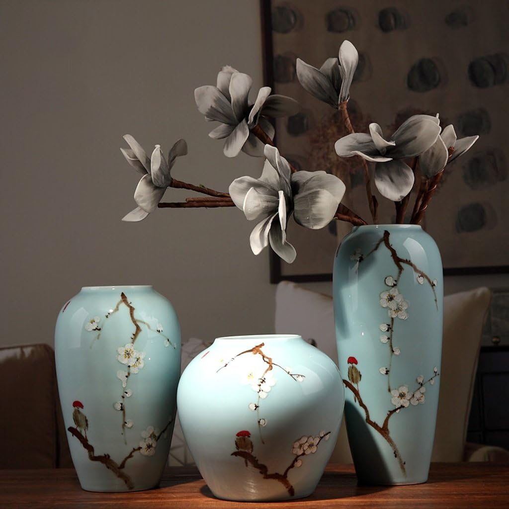 wysm Creative Modern New Chinese Ceramic Vase Living Room TV Wine Cabinet Xuanuan Home Decorations Decoration