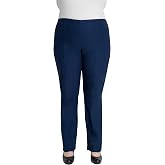 Briggs New York Women's Briggs New York Women's Plus Size Super Stretch Luxe Millenium Seamed Front Pull on Pant