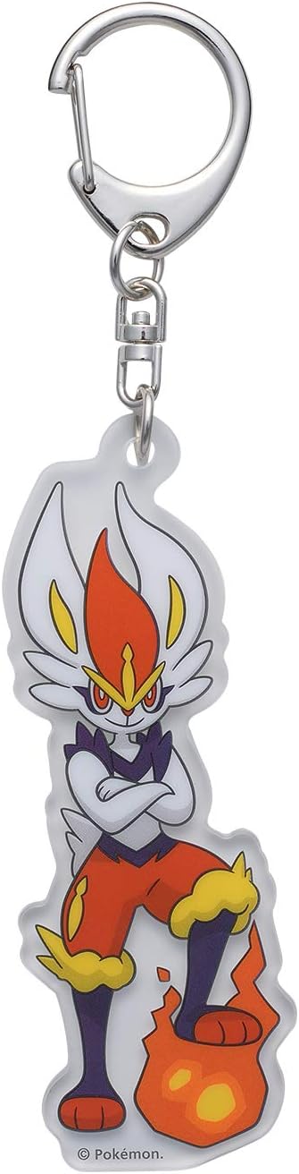 Amazon ポケモンセンターオリジナル アクリルキーホルダー エースバーン アニメ 萌えグッズ 通販