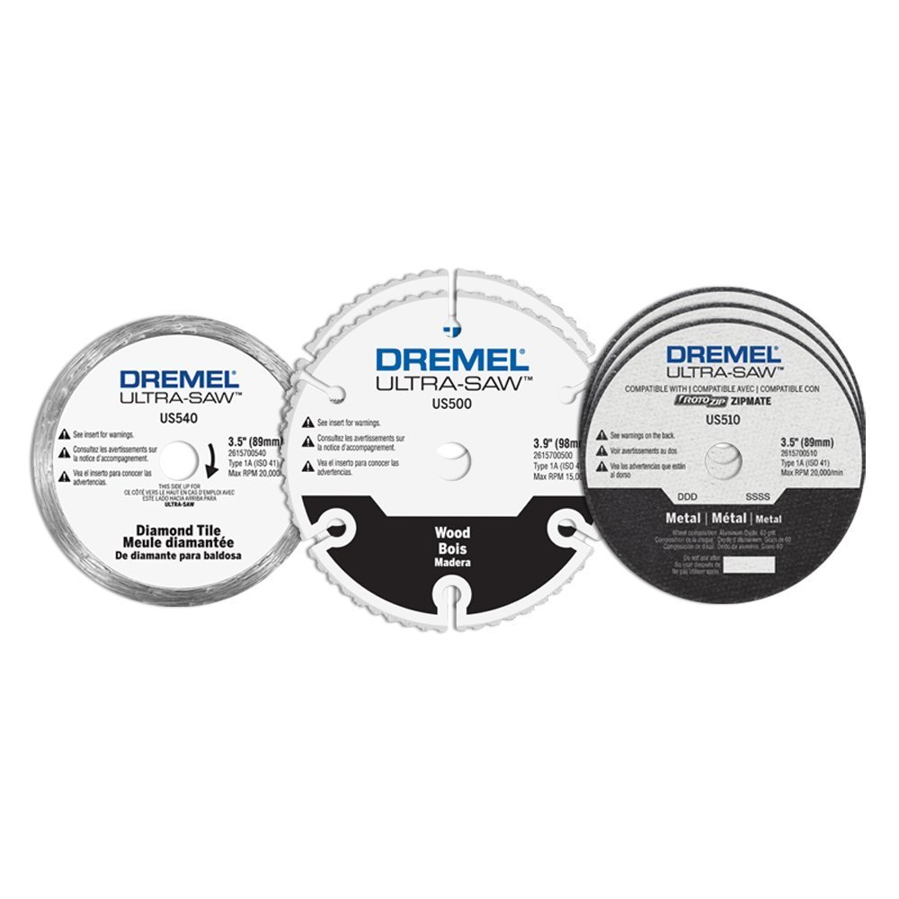 Dremel US700 Ultra-Saw 6-Piece Cutting Wheel Kit, White