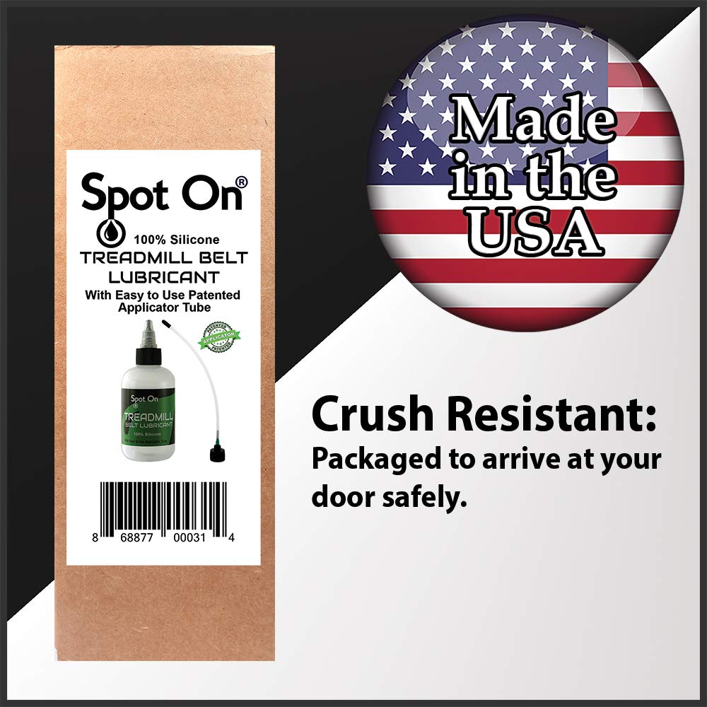 Spot On 100 Silicone Treadmill Belt Lubricant Made in The USA with