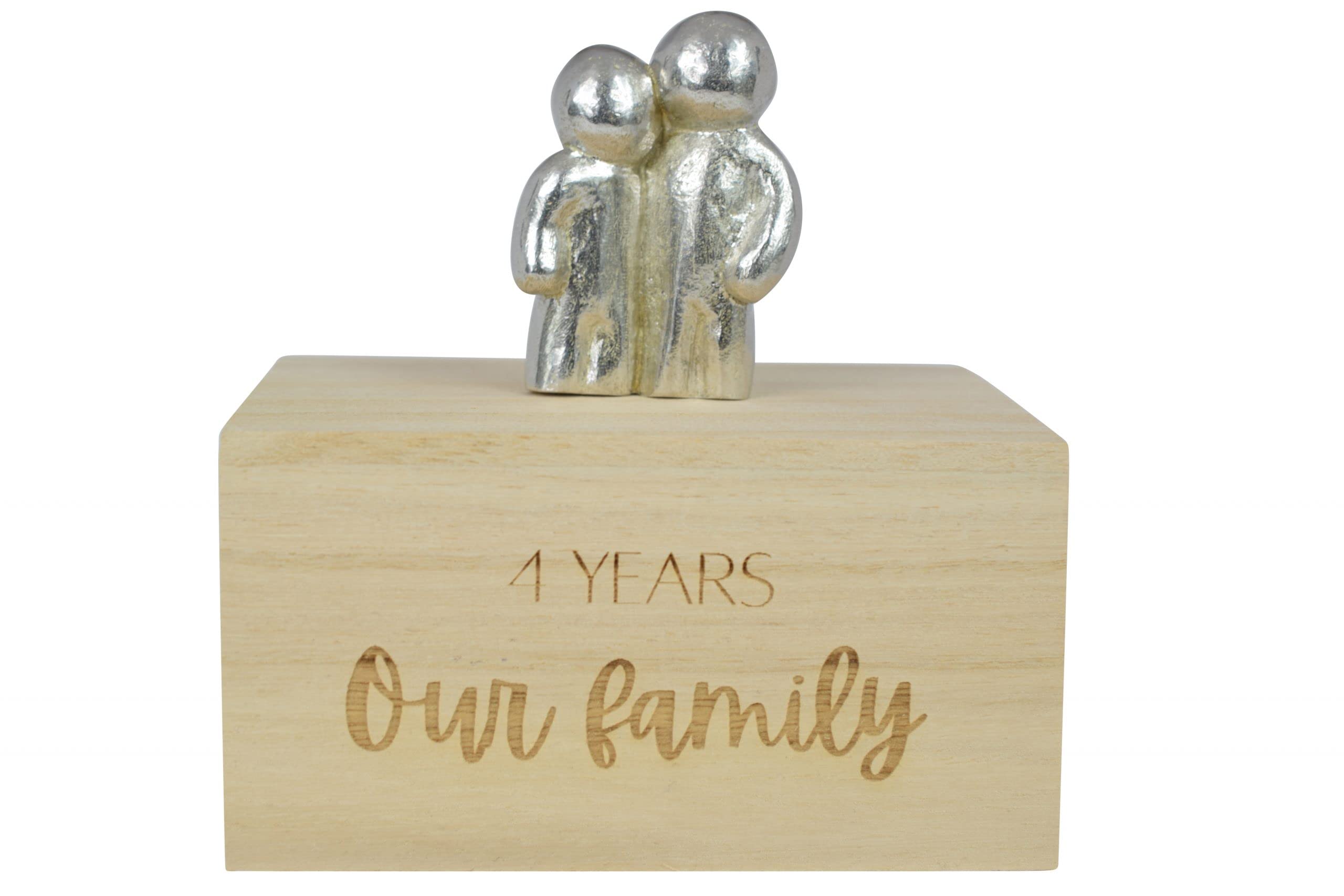 4 Year Anniversary Our Little Hugging Family Choose Amount of Children (0 Children)