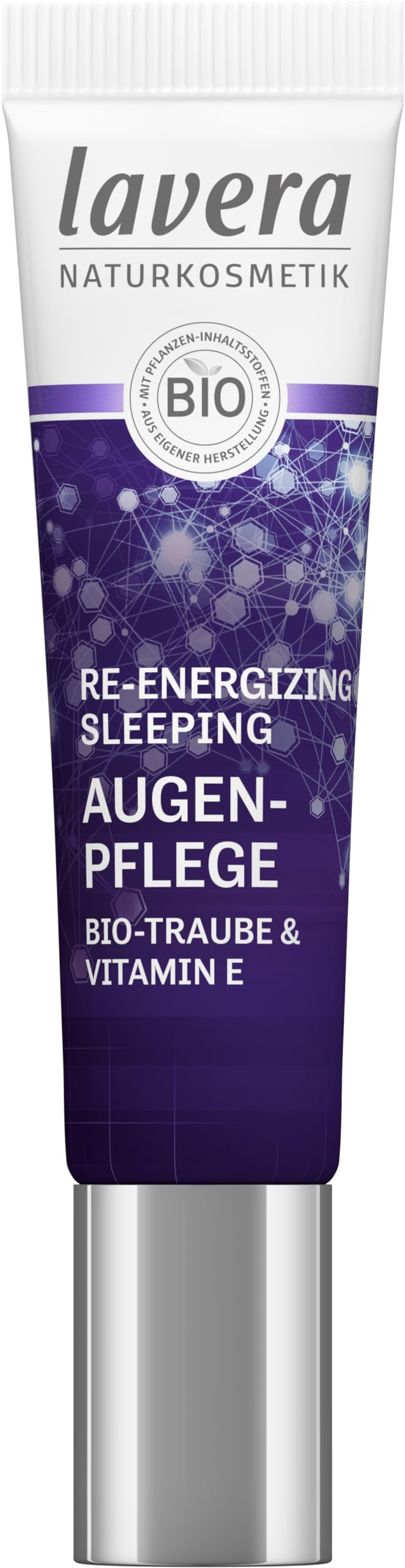 lavera Re-Energizing Sleeping Eye Cream - reduces expression lines - natural cell renewal - moisturising - vegan - natural cosmetics - 15 ml