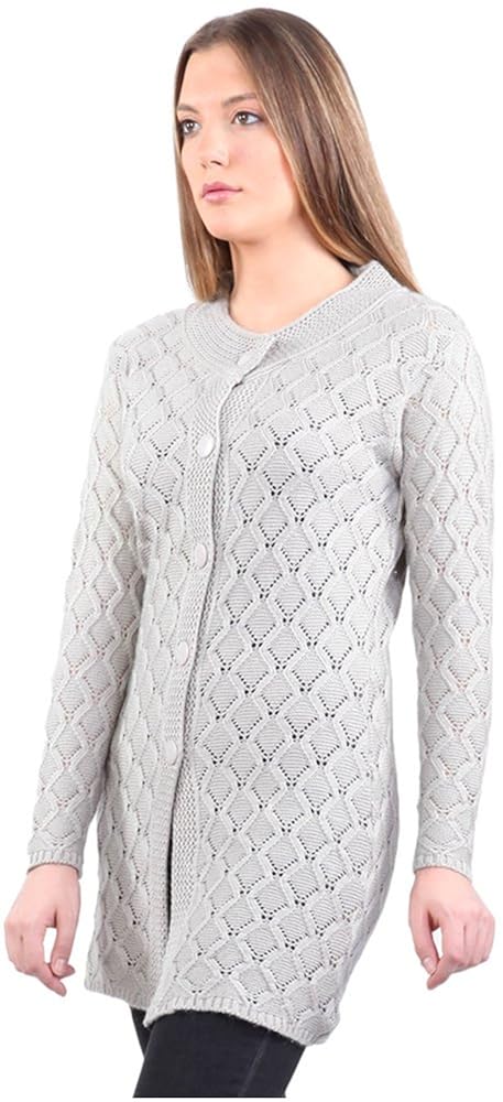 montrex acro wool winter long coat for women, girls (beige)