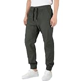 ITALYMORN Khaki Joggers Men Stretch Casual Slim Fit Chino Pants Cotton | Cotton twill joggers, Student everyday wear, Jogging, For work, Pre-shrunk, Elastic drawstring waist, Deep pockets