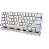 DURGOD Venus 60% RGB Mechanical Gaming Keyboard | 61 Keys | USB Type C | Aluminium Chassis | Cherry Profile Doubleshot PBT | 