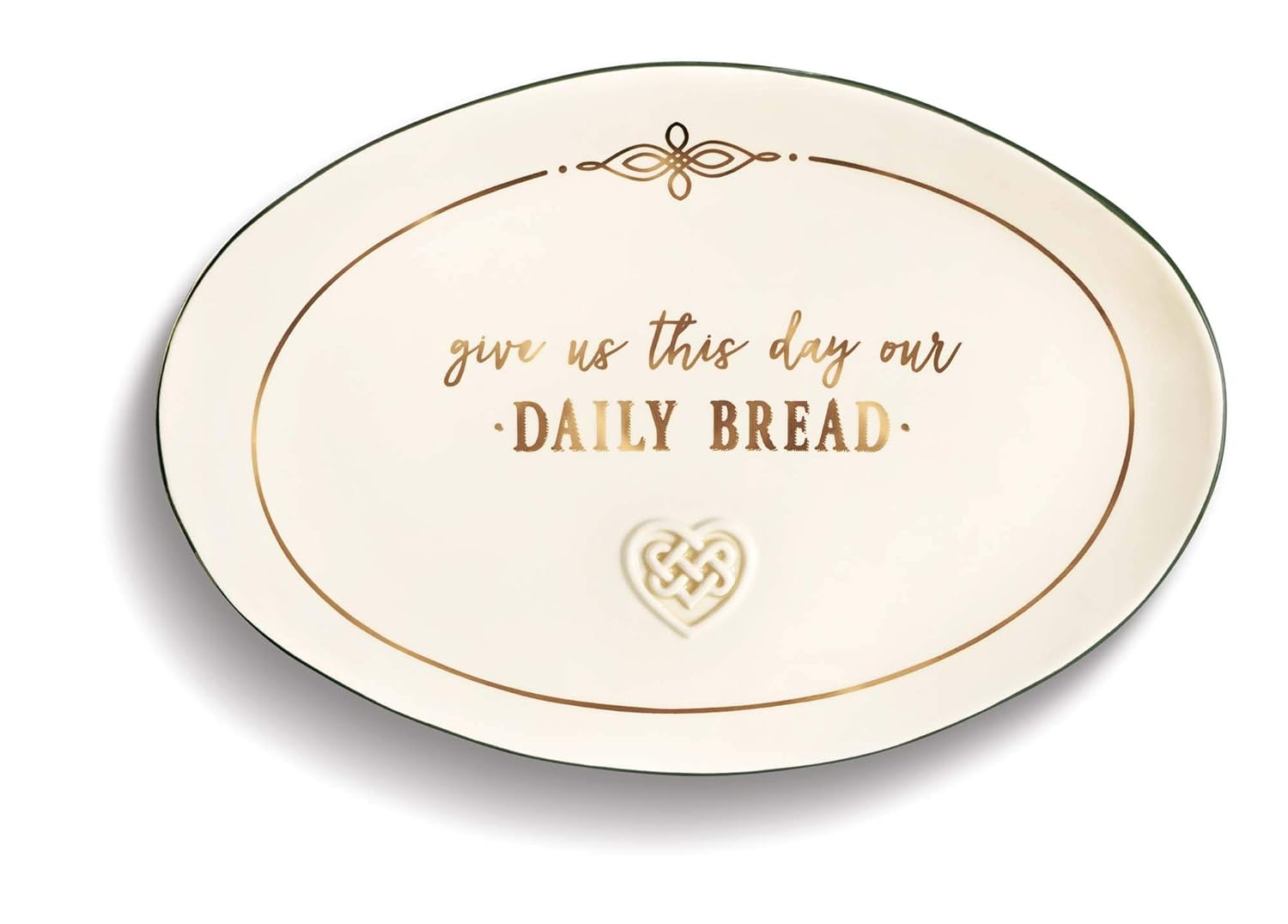 Grasslands Road Give Us This Day Our Daily Bread Celtic Plate, 8" x 12"
