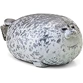 ETAOLINE Chubby Blob Seal Pillow Cute Seal Plush Toy Cotton Stuffed Animals (Large)