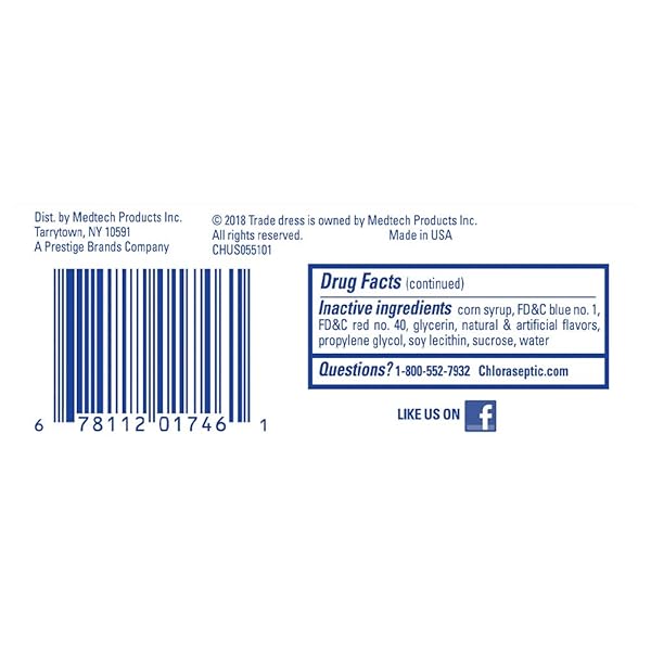 CHLORASEPTIC SORE THROAT LOZENGES, MAX STRENGTH WILD BERRIES, 15 CT (PACK OF 1)