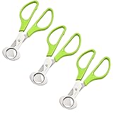Calary 3Pcs Quail Egg Cutter Scissors Kitchen Egg
