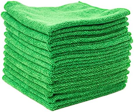 Dry Rite's Best Magic Microfiber Cloth- Super Soft- Professional Series Cleaning Towels for Chrome, Kitchen, Bath, TV, Glass- Perfect Baby Washcloth- Scratch, Lint &amp; Streak Free, Use Wet/Dry 12" x 12"