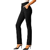 Conceited Dress Pants for Women with Pockets - Stretch Ponte Fabric - Wear to Work - Tummy Control (Available in Plus Size)