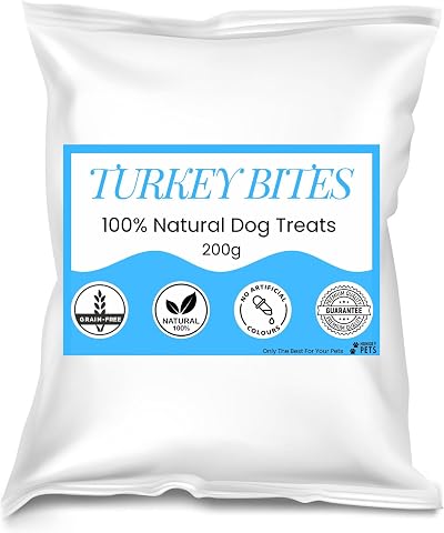 Hungry Pets Premium Natural Dog Treats Turkey Bites 200g