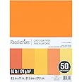 50 Sheets 8.5” x 11” Citrus Cardstock Paper by Recollections - Acid and Lignin Free Paper for Scrapbooks, Arts & Crafts - 1 Pack