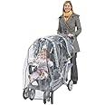 Comfy Baby! Rain Cover / Wind Shield for Twin Limo Tandem 2 Canopy Double Strollers - Clear