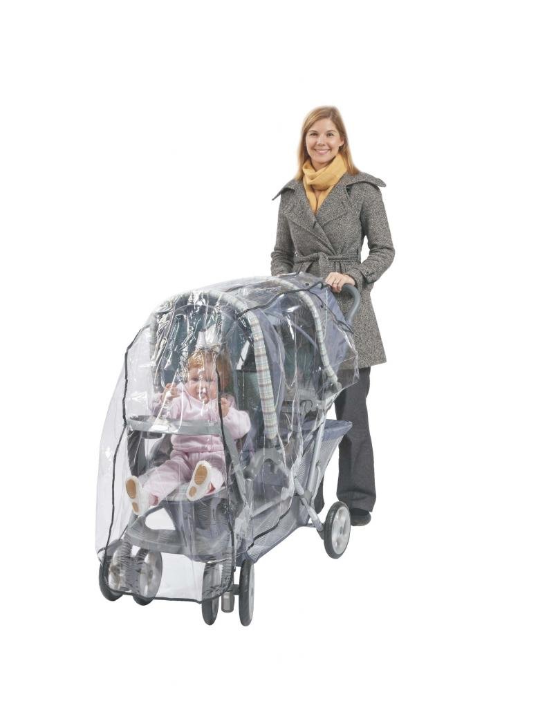 jolly jumper double stroller rain cover