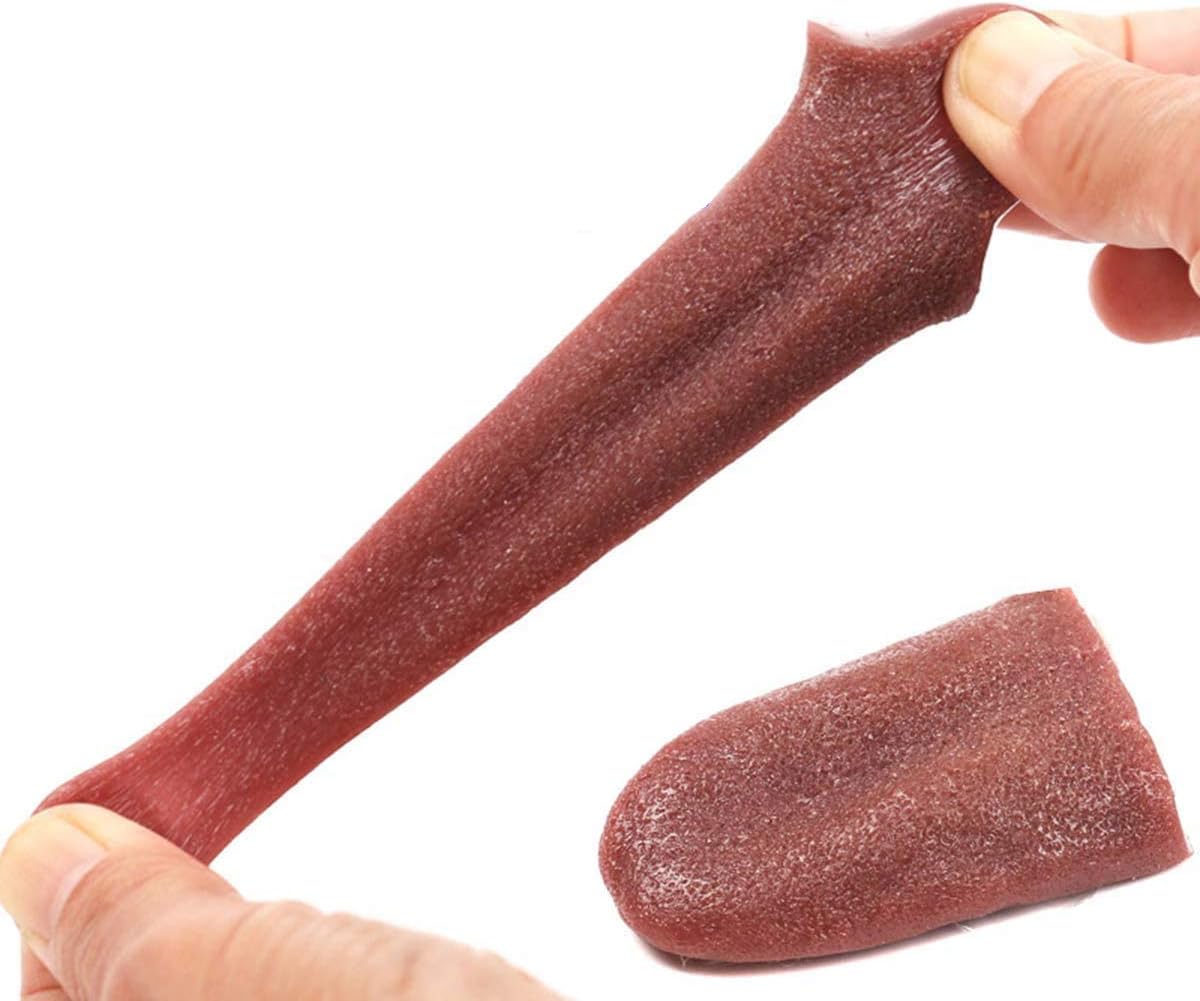 5 Pcs Gags Practical Jokes Tongue Trick Magic Horrible Tongue Fake Tongue Realistic Elasticity Toy Horror Halloween Toys