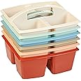 Really Good Stuff 4-Compartment Caddies - Boho, 6 Pack - Classroom Organization