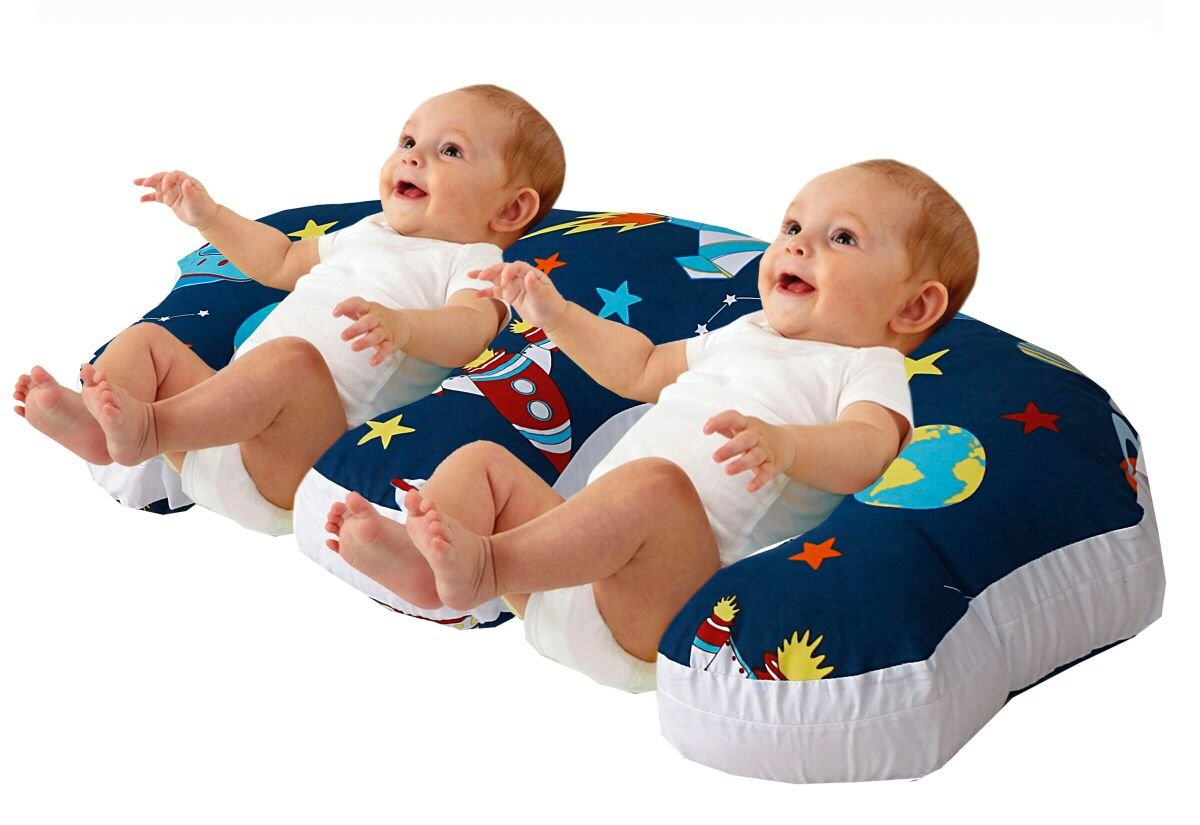 Love2sleep Twin Feeding Nursing Pillow Cushion Hollowfibre Filled