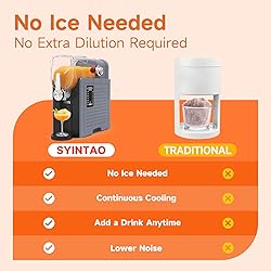 SYINTAO Slushie Machine for Home, Soft Serve Ice