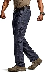 CQR Men's Military Cargo Pants, Water Resistant