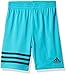 adidas Boys' Big Athletic Short, Turquoise, M (10/12)