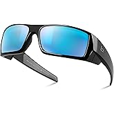 B.N.U.S Polarized Sunglasses for Men with Corning Glass Lens - Scratch-Resistant, Optical Clarity, Premium UV Protection