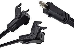 Ousaly 6.5 Feet 2 Pin Splitter Lead Y Power Cable 2 Motors to1 Power Supply, for Lift Chair or Power Recliner-Powers 2 Recliner Motors, Compatible for Okin Limoss Lazboy Pride Catnapper Recliner