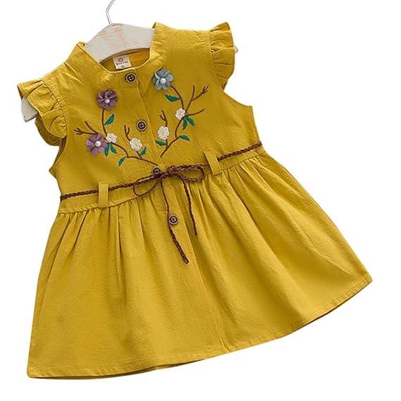 baby yellow colour dress