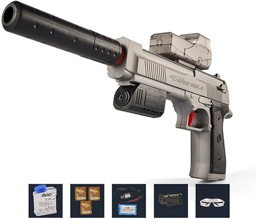 Amazon Co Jp Mayaiシューティングガンおもちゃ水を箇条書きと赤外線照明fnction For Kids Desert Eagle水ビーズ銃 乾電池式トイガン シルバー おもちゃ Amazon Co Jp Mayaiシューティングガンおもちゃ水を箇条書きと赤外線照明fnction For Kids Desert Eagle水ビーズ銃 乾電池式トイガン シルバー おもちゃ