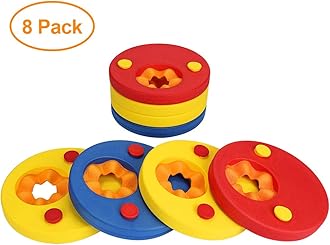 SKYSPERArm Bands Swimming Float Discs Kids Foam Armband Pool Set for Swim Learning