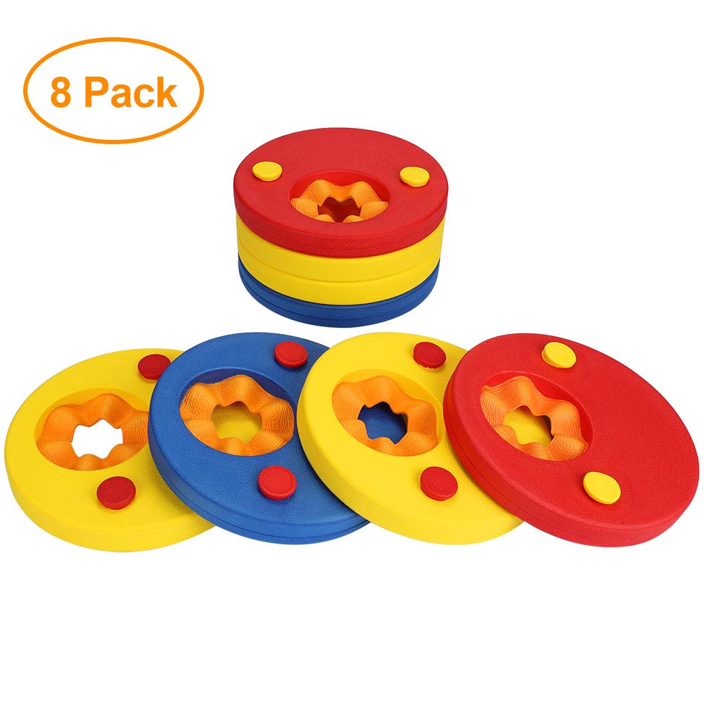SKYSPERArm Bands Swimming Float Discs Kids Foam Armband Pool Set for Swim Learning