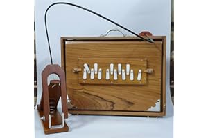 Royal Kurta Shruti Box Surpeti Big Foot Pedal 440Hz 13 Notes Teak Wood Musical Instrument