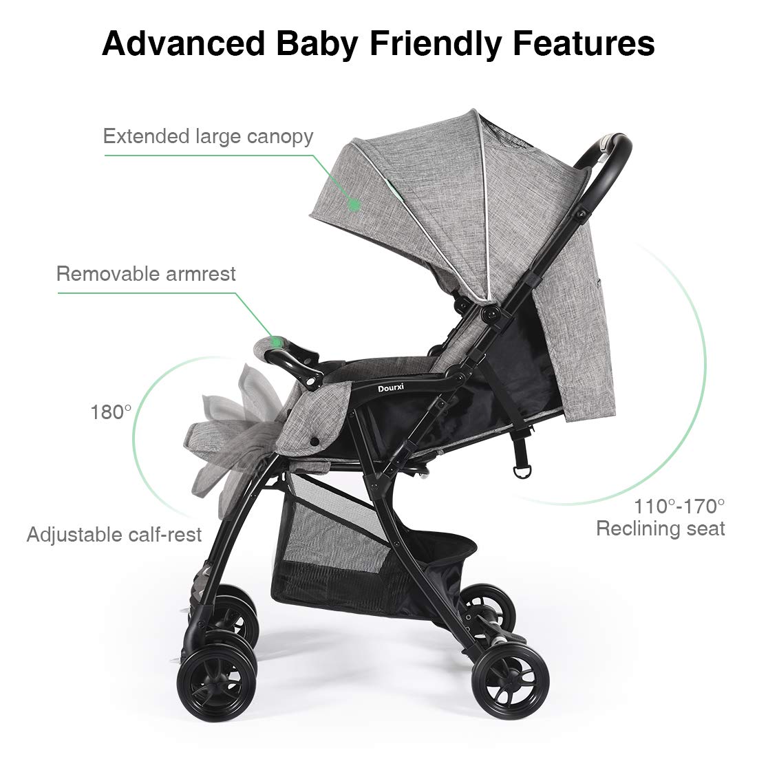 dourxi lightweight stroller