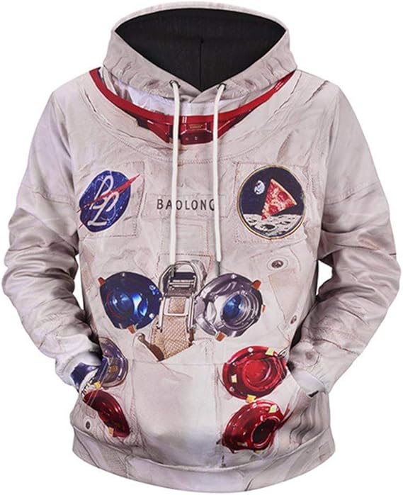 Mariah マリア プルオーバーパーカー メンズ 長袖 宇宙柄 プリント トレーナー パーカー 通販 Amazon