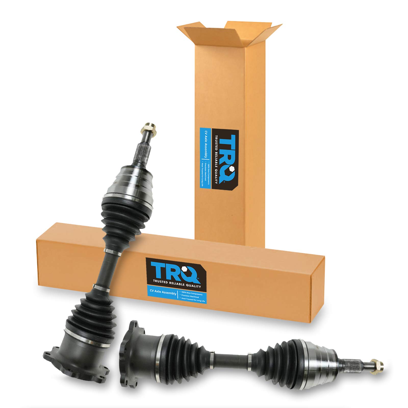 Photo 1 of TRQ Front CV Axle Shaft Set 4WD Compatible with 1999-2013 Chevrolet Silverado 1500HD 2500 2500HD 3500 3500HD Suburban 2500 Avalanche 2500 GMC Sierra 1500HD 2500 2500HD 3500 3500HD Yukon XL 2500