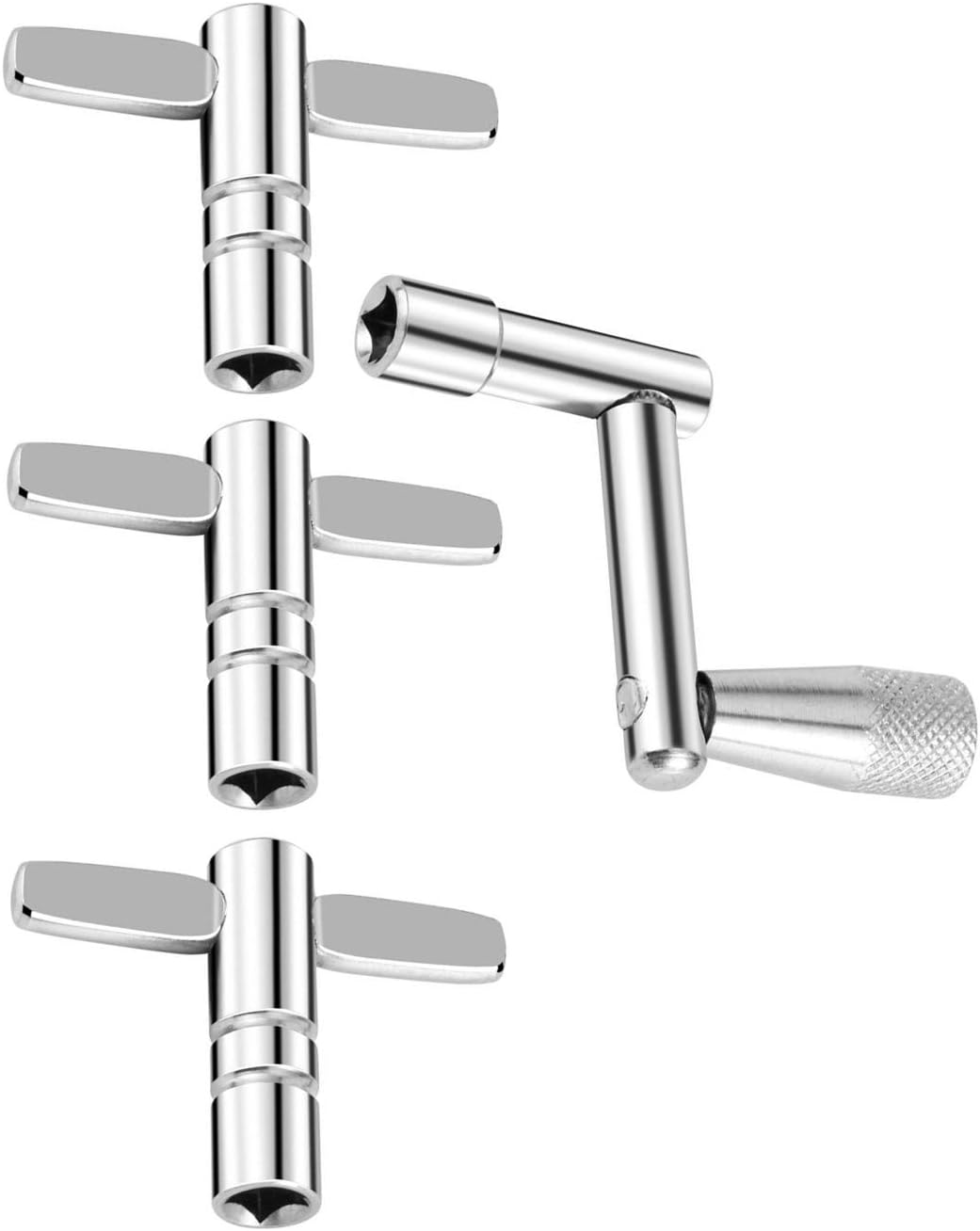 DODOMIDrum Key 3-Pack with Continuous Motion Speed Key Universal Drum Tuning Key (Pack of 4)