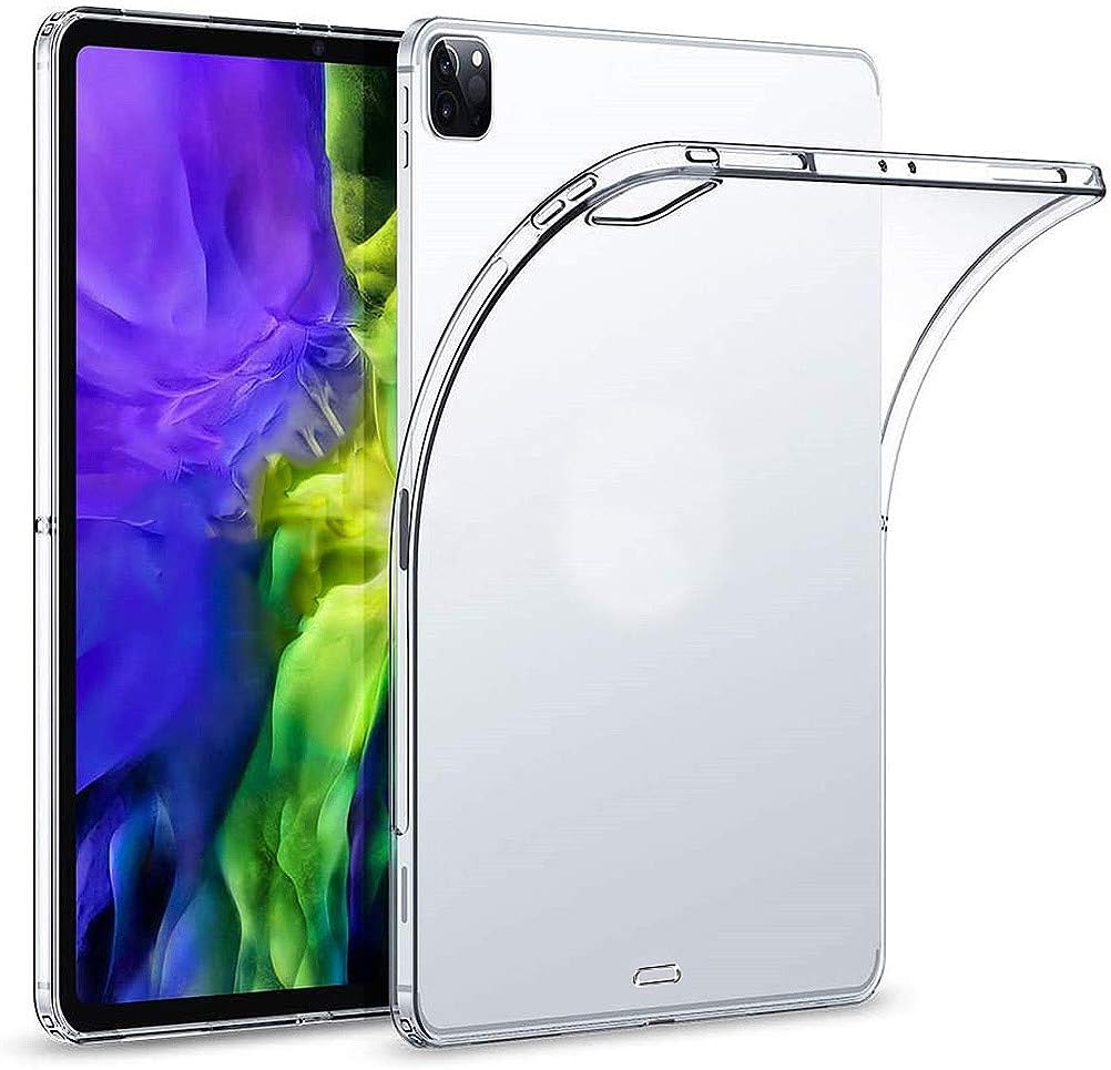 JKRED Clear Case for iPad Pro 11"/12.9" 2020, Slim TPU Transparent Case Cover Compatible with New iPad Pro 11/12.9 inch