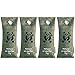 Air Purifiers by ZooBamboo (4 x 75g) | Bamboo Charcoal Shoe Deodorizer Car Refreshener Home Odor Eliminator Mold Remover Moisture Eliminator and Dehumidifier for Allergies Smoke Smell and Pet Odor