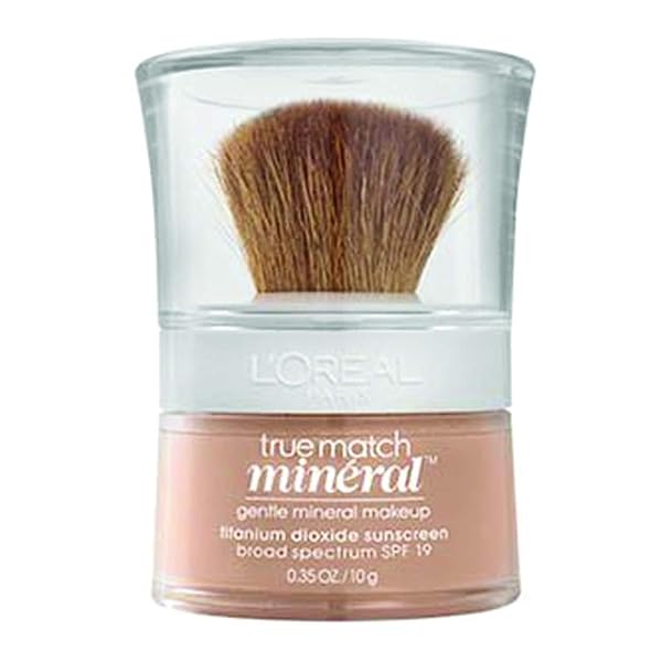 L’ORÉAL PARIS TRUE MATCH MINERAL LOOSE POWDER FOUNDATION, NATURAL BUFF, 0.35OZ