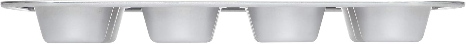 Chicago Metallic Pan Muffin 12Cup Uncoated Traditional II