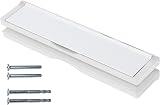 Keypak 12in Sleeved Door Letter Box Anti-Snap Flap Draught Excluder White