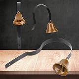 YAYY Shopkeepers Bell Antique Doorbell Golden 40mm Loud Clear view 8