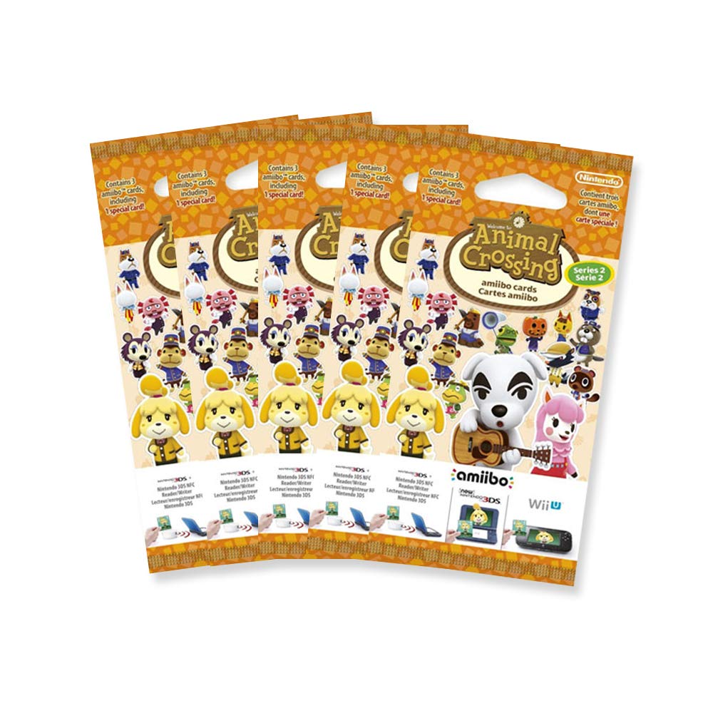 5x Amiibo Karten 3 Stück Animal Crossing Happy Home Designer Vol. 2 [German Version]