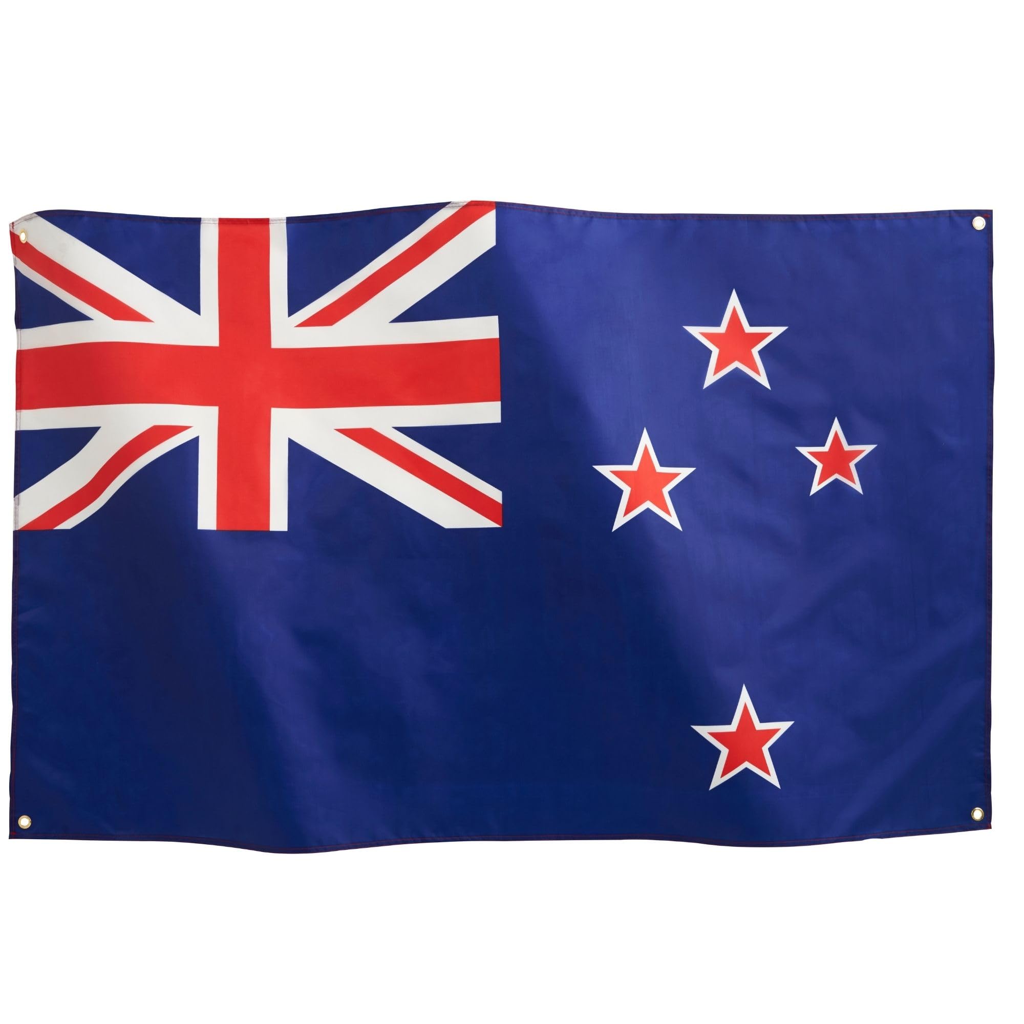 Runesol New Zealand National Flag 3x5, 91x152cm, Brass Eyelet in Every Corner, Wellington Anniversary Day, Waitangi Day, New Zealander Ensign Banner, Rugby All Blacks, Premium Flags, Inside, Outside — image 1