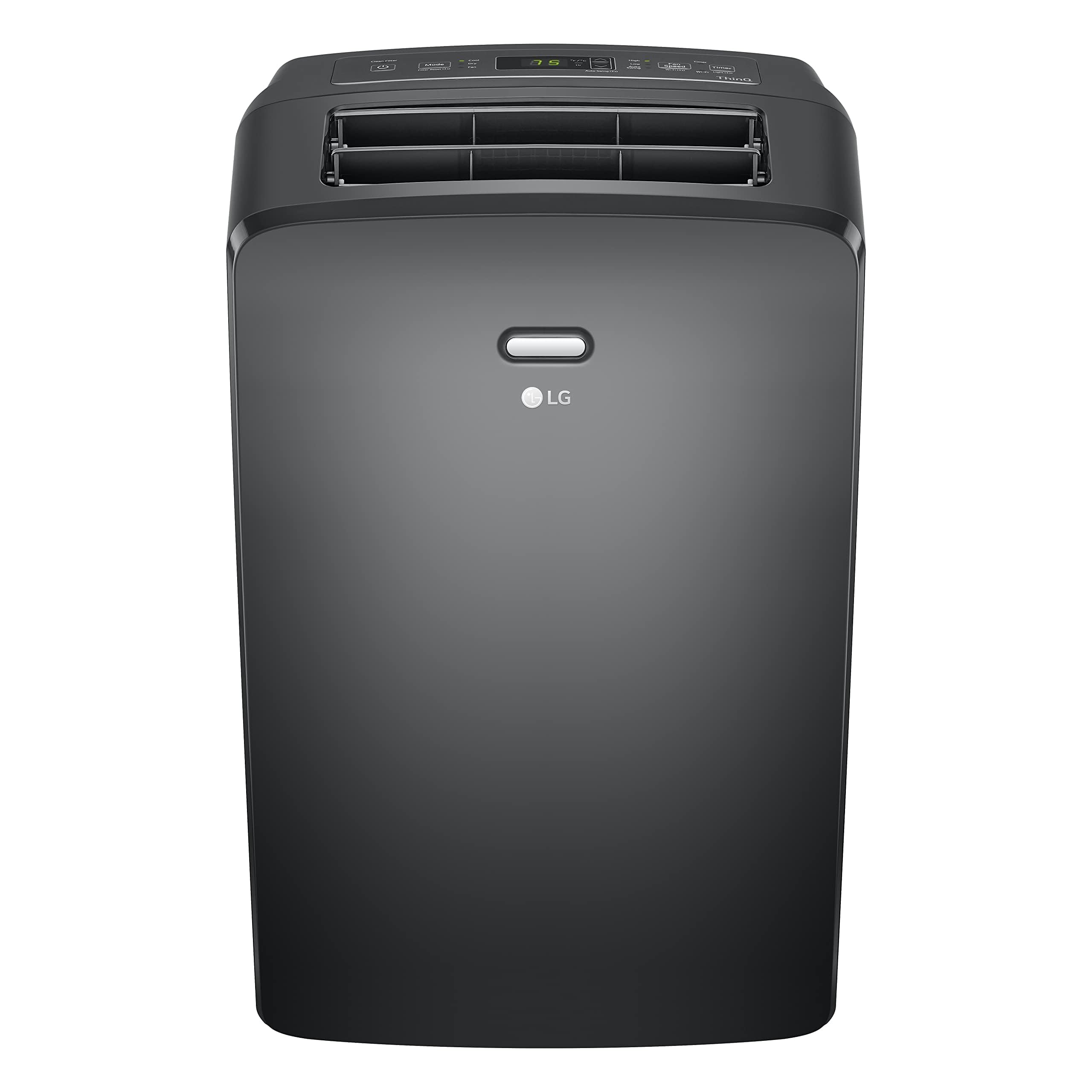 Photo 1 of LG 8000 BTU (DOE) / (12000 ASHRAE) Portable Air Conditioners Cools 350 Sqft Easy Install & WiFi App Remote Eco-friendly, Quiet Small & Medium Room Air Conditioner AC Unit Home Gray LP0823GSSM