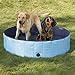 Dog Bathtub, PYRUS 63 x 11.8 Inches Collapsible Pet Bath Pools Inflatable Dog Bathtub Foldable Pets Pool Bathing Tub for Dogs or Cats (XL)
